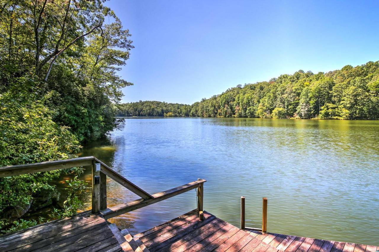 Lakefront Mountain Rest Cottage With Gas Fireplace! Walhalla Esterno foto