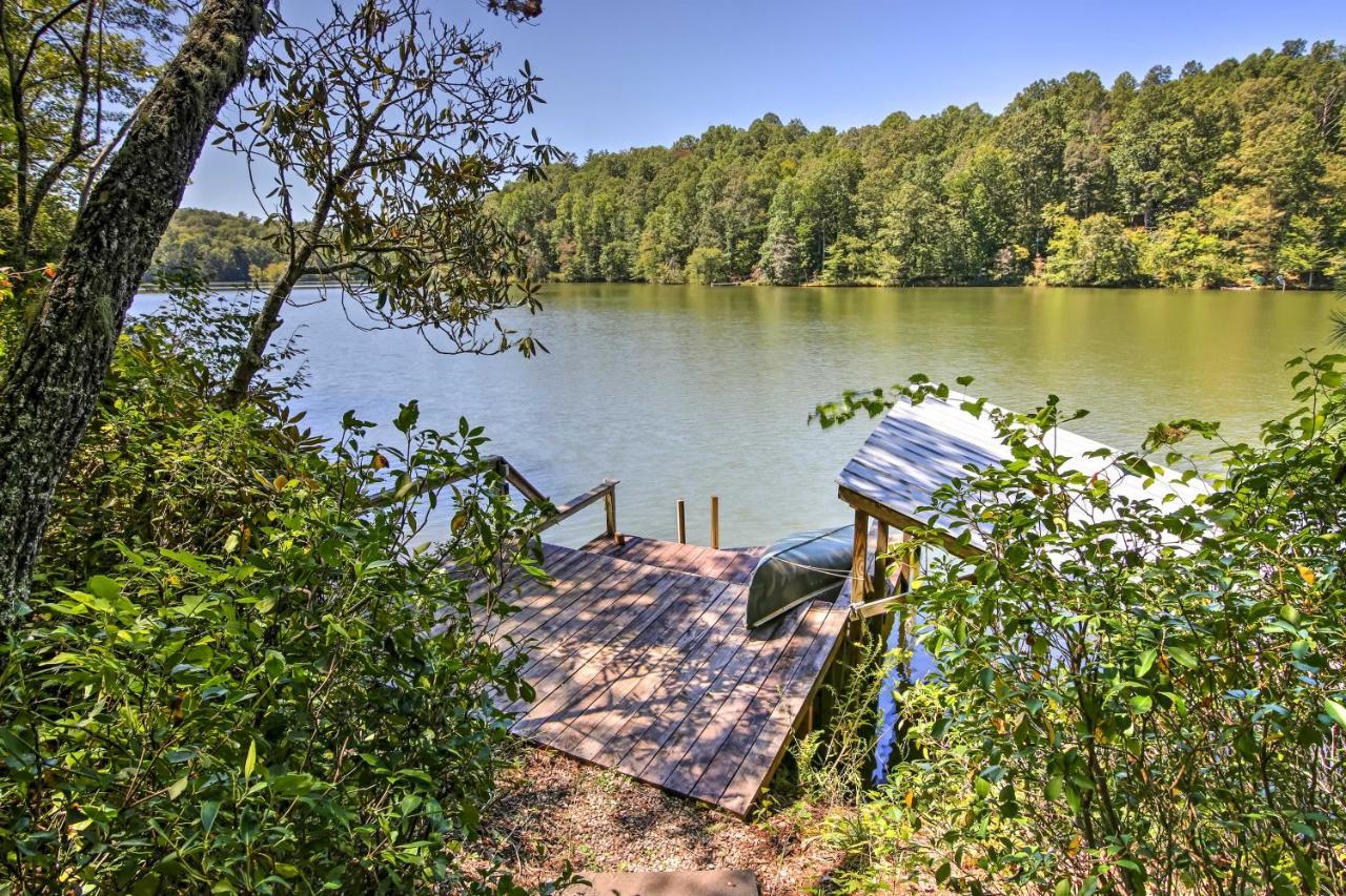 Lakefront Mountain Rest Cottage With Gas Fireplace! Walhalla Esterno foto