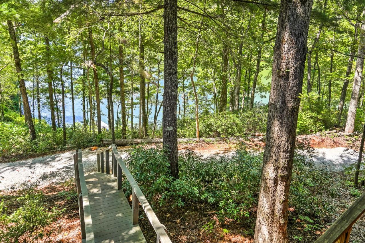 Lakefront Mountain Rest Cottage With Gas Fireplace! Walhalla Esterno foto