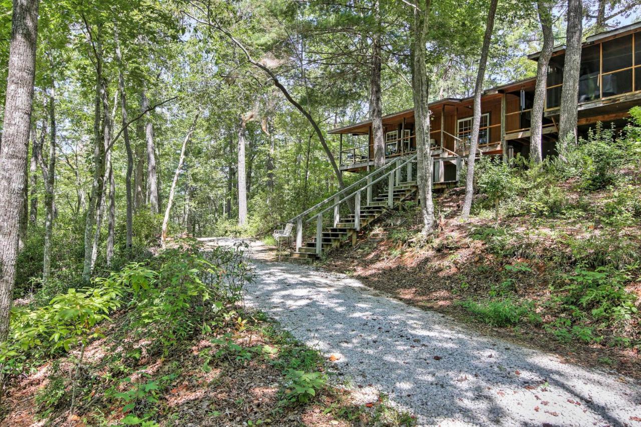 Lakefront Mountain Rest Cottage With Gas Fireplace! Walhalla Esterno foto